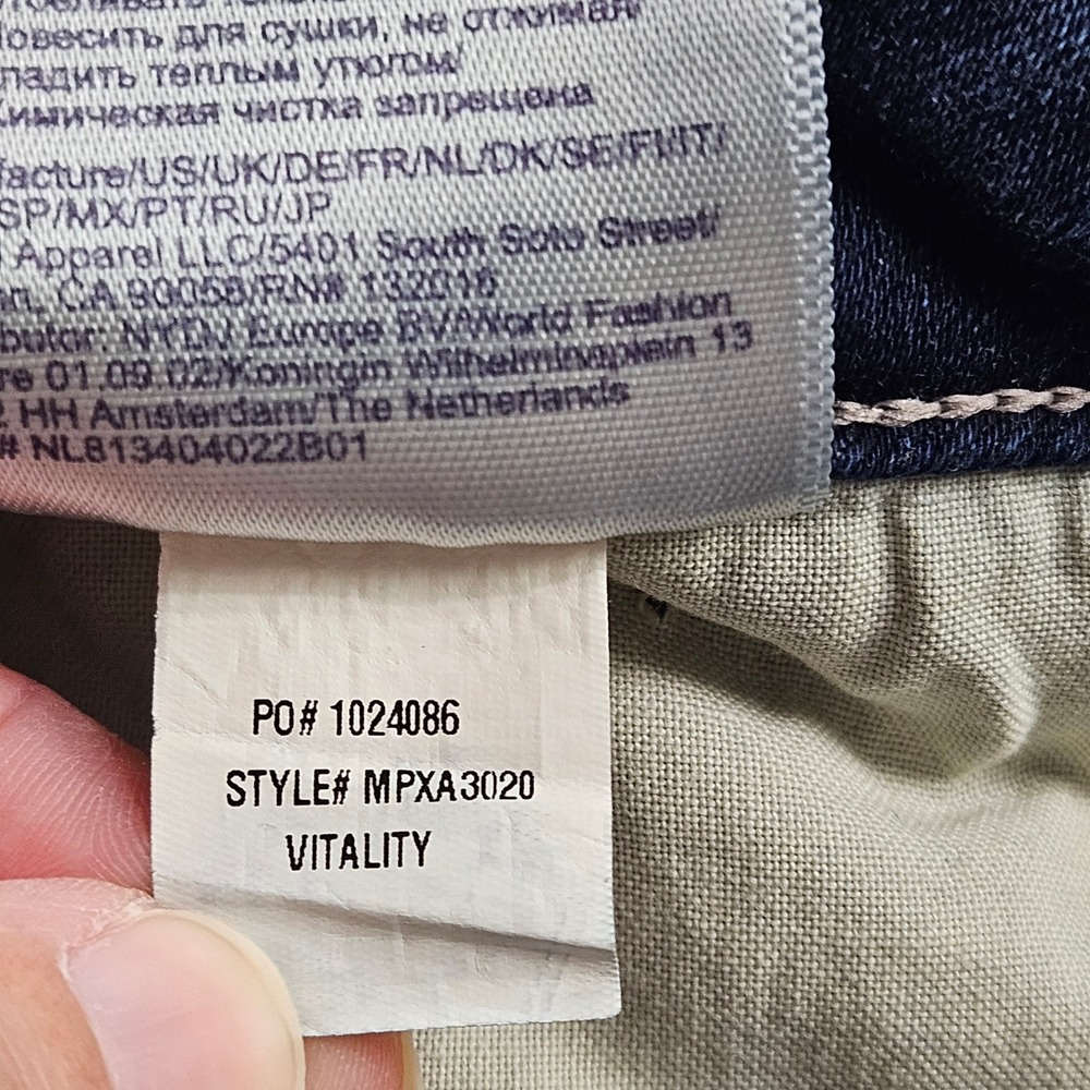 NYDJ Blue Jeans Womens Size 16 Vitality Slim Straight Distressed Cuffed Ankle - Picture 8 of 11